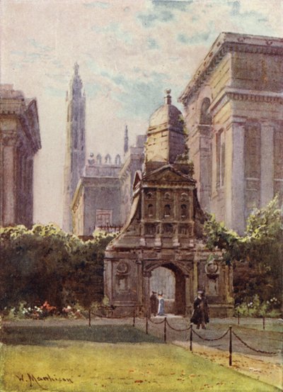 La puerta de honor, Caius College de William Matthison