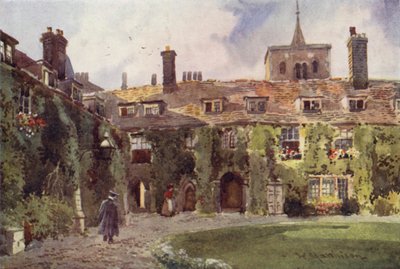 El Antiguo Patio, Corpus Christi College de William Matthison