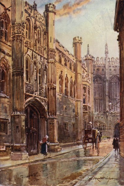 La Antigua Puerta de Kings College de William Matthison
