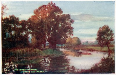 El río Cherwell, debajo de los parques de William Matthison