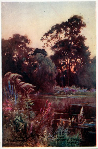 Jardín del Worcester College de William Matthison