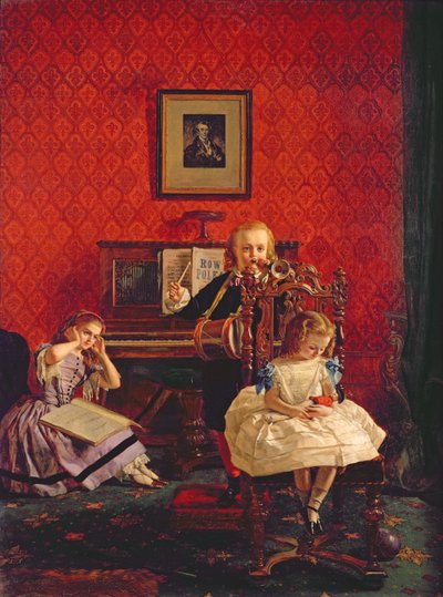 La música tiene encantos, 1861 de William Maw Egley
