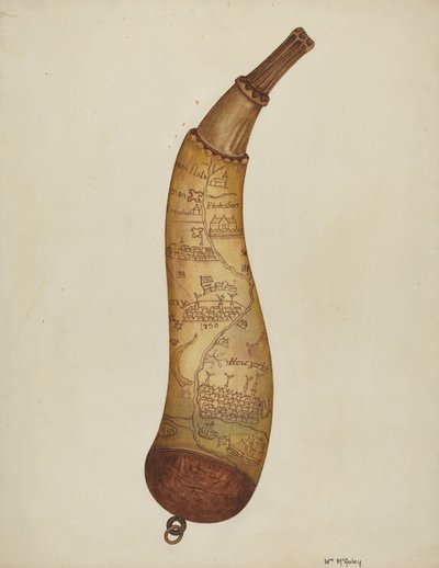 Cuerno de pólvora de William McAuley