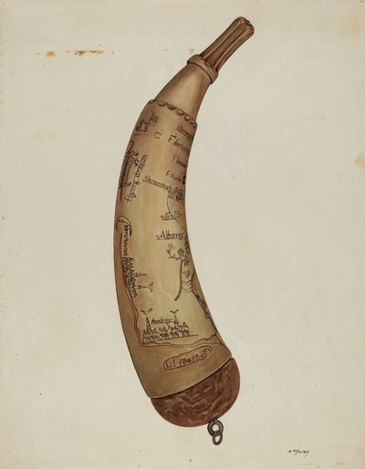 Cuerno de pólvora, c. 1940 de William McAuley