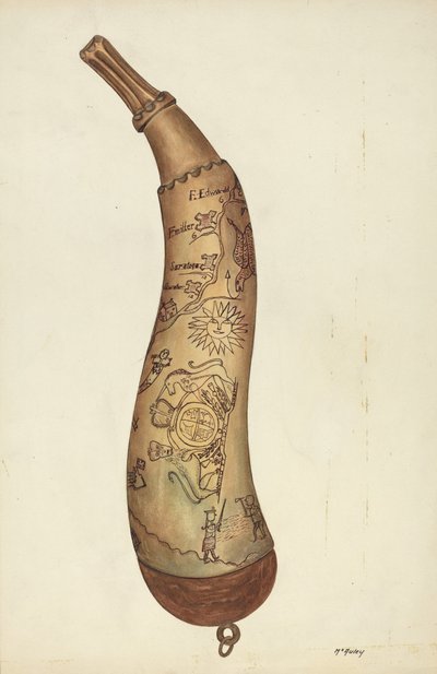 Cuerno de pólvora de William McAuley
