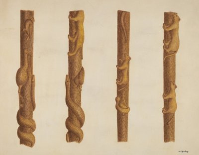 Bastón, c. 1940 de William McAuley