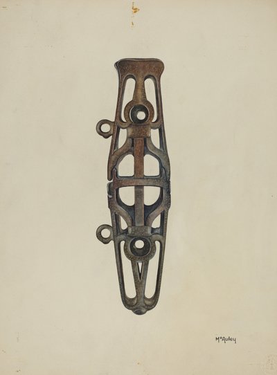 Soporte para látigo, c. 1937 de William McAuley
