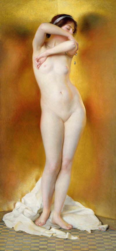 Brillo de oro, destello de perla de William McGregor Paxton