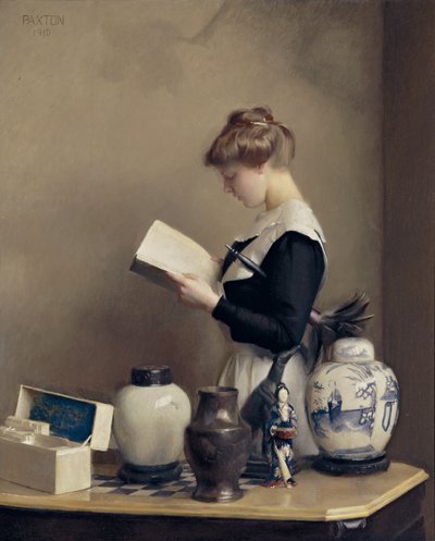 La Criada, 1910 de William McGregor Paxton