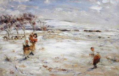 Nieve en Abril de William McTaggart