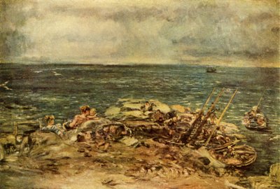 Los emigrantes, 1883-1889, 1946. de William McTaggart