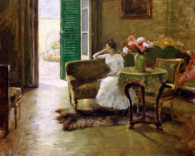 Un recuerdo - En la villa italiana de William Merritt Chase