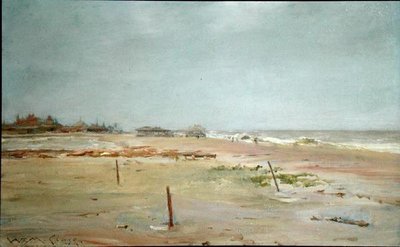 Escena de Playa de William Merritt Chase