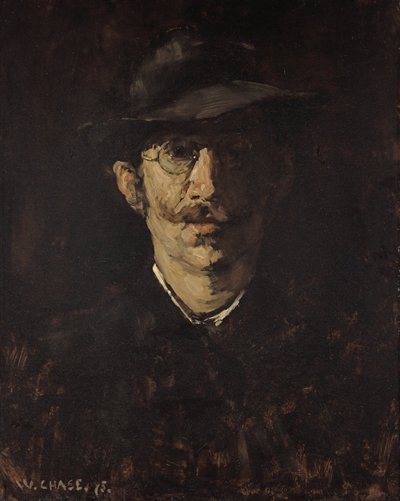 Retrato de Hugo von Habermann de William Merritt Chase