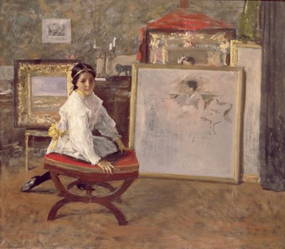 ¿Me hablaste, c.1897 (óleo sobre lienzo) de William Merritt Chase