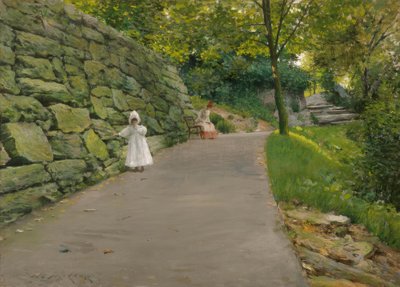 En el parque de William Merritt Chase