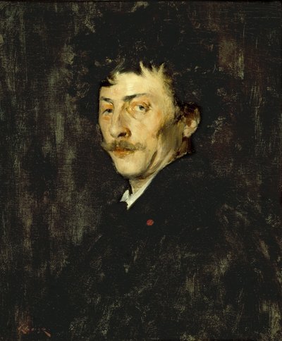 Pablo de Sarasate: Retrato de un violinista de William Merritt Chase