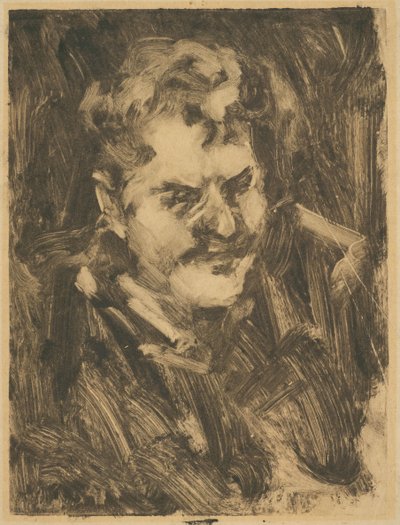 Retrato de un hombre (¿Frank Duveneck?) de William Merritt Chase
