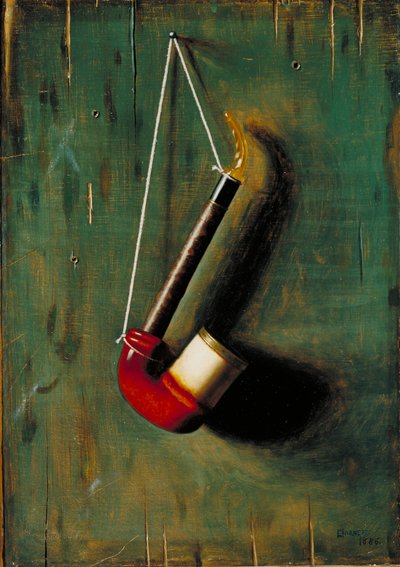 Pipa de espuma de mar, 1886 de William Michael Harnett