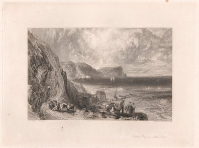 Bahía de Clovelly e isla de Lundy de William Miller