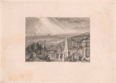 París desde Pere-la-Chaise de William Miller