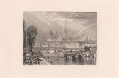 Rouen, mirando hacia el río de William Miller