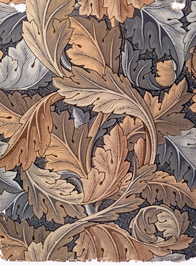 Acanthus, papel tapiz diseñado por William Morris, 1875 de William Morris