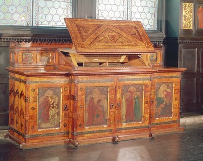 Gabinete de Luna de Miel del Rey René, diseñado por J.P. Seddon de William Morris