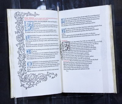 El Amor es Suficiente, publicado por la Prensa Kelmscott de William Morris