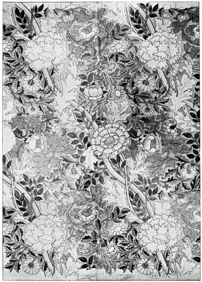 Papel tapiz patrón de Norwich, 1889-1934 de William Morris