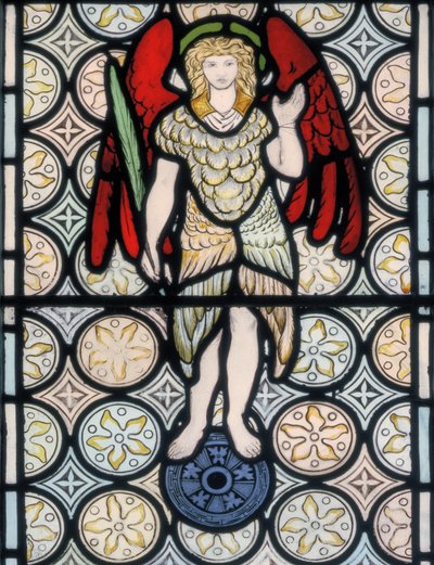 Serafín o ángel, diseñado en 1865 de William Morris