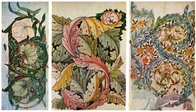 Dibujos de trabajo de William Morris 1834-1896, 1934 de William Morris