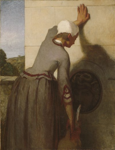 La chica de la fuente de William Morris Hunt