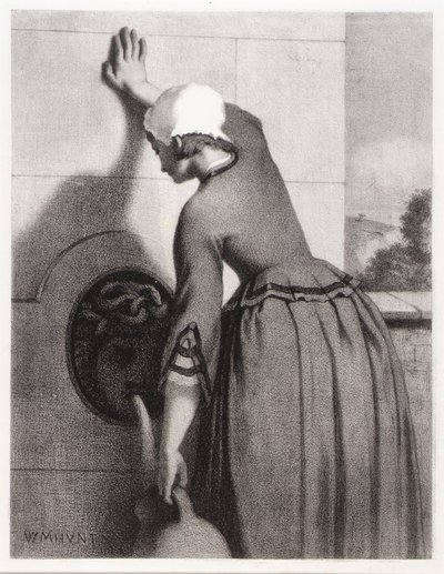 La chica de la fuente de William Morris Hunt