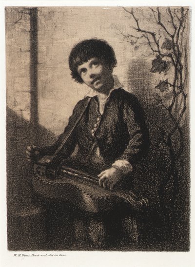 El niño del organillo de William Morris Hunt