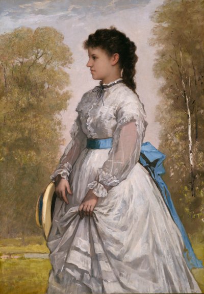 Retrato de Agnes Elizabeth Claflin de William Morris Hunt