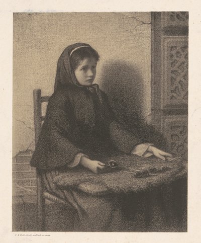 Chica violeta de William Morris Hunt