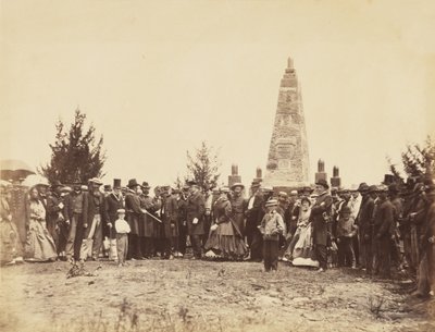 Dedicación del Monumento, en el campo de batalla de Bull Run, junio de William Morris Smith