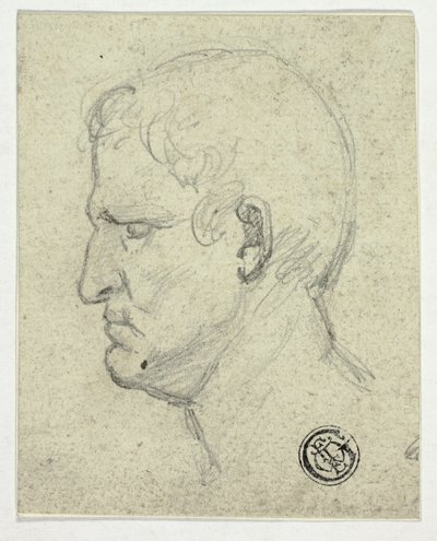 Cabeza de emperador romano de William Mulready