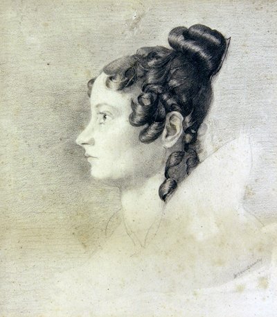 Retrato de Charlotte Rolfe de William Mulready
