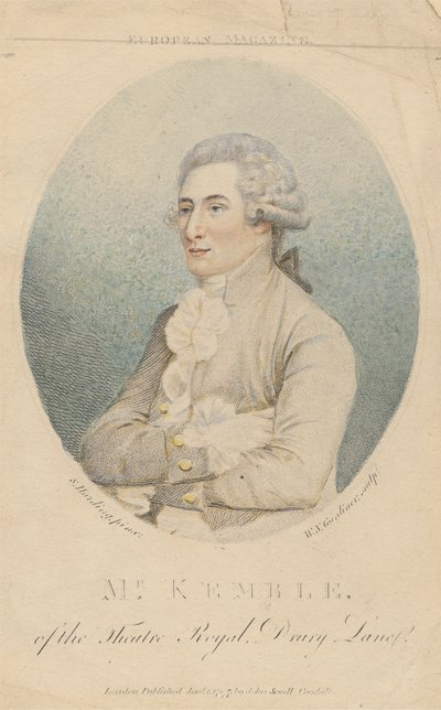 Sr. Kemble, del Theatre Royal, Drury Lane de William Nelson Gardiner