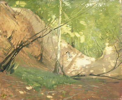 Un claro cerca de Midhurst (óleo sobre lienzo) de William Nicholson