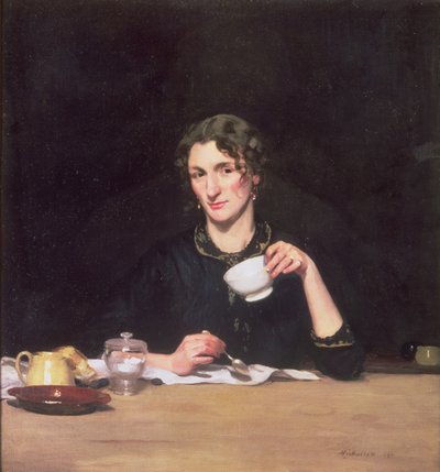 Una dama en el desayuno o Le Dejeuner de Marie de William Nicholson