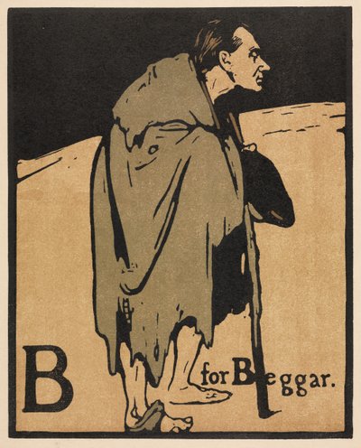 Un alfabeto: B es para mendigo de William Nicholson