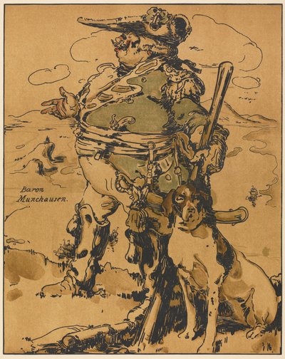 Personajes de Romance: Baron Munchausen de William Nicholson