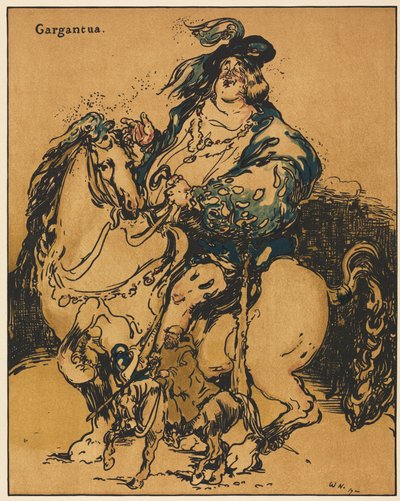Personajes de Romance: Gargantua de William Nicholson