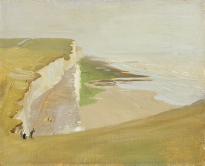 Cliffs at Rottingdean (óleo sobre lienzo sobre tabla de madera) de William Nicholson