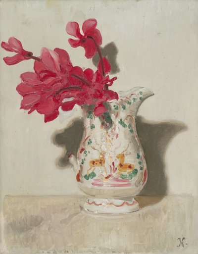 Cyclamen, c.1937 (óleo sobre tabla) de William Nicholson