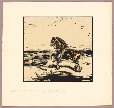 El caballo Shire de William Nicholson