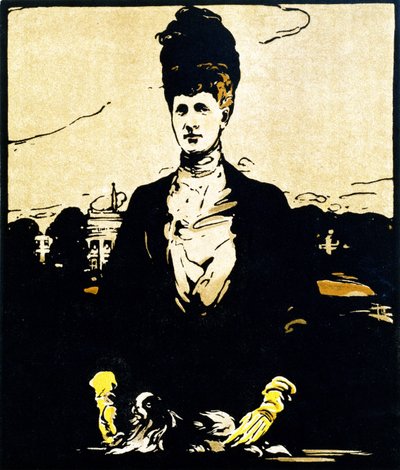 S.M. la Reina Alexandra, de "Twelve Portraits - Second Series", publicado por primera vez por William Heinemann de William Nicholson